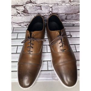 Allen Edmonds Park Avenue Brown leather Oxford Dress Sneakers Men Sz 13D US/46EU